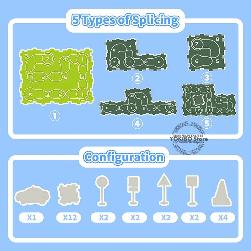 💥 HOT SALE 60% OFF! 🚀 Educational puzzle and circuit game for children 🧩🎉