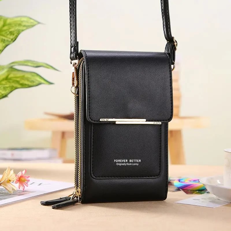 🏆Last Day Promotion：ONLY ￡9.99!!👜 📱 Simple and elegant women's touchscreen crossbody phone wallet(📦 Buy 2 Free Shipping)