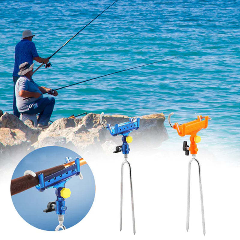 🎣 LIMITED-TIME 50% OFF! 💪 Fishing Rod Self-Locking Turret Bracket – Rotatable, Anti-Slip, Corrosion Resistant ✨
