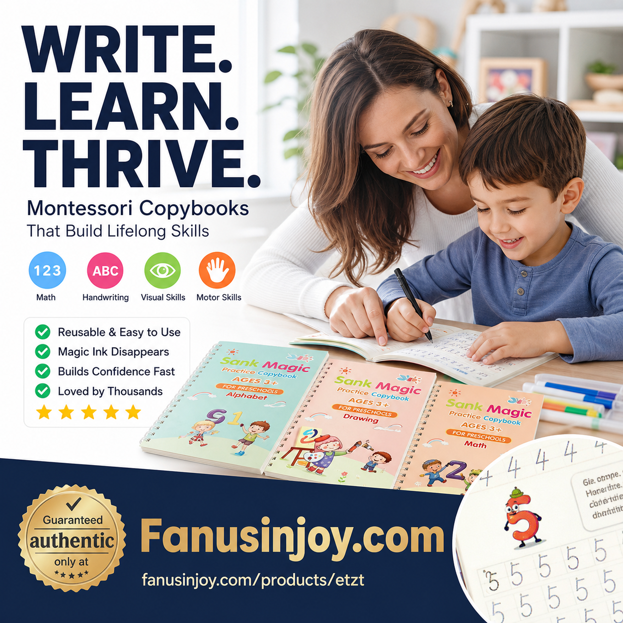📓Children's Magic Copybooks | Educational & Engaging for Young Minds🌟