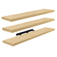 🪵Sorbus Floating Shelves for Wall, 3 Pack ExtraLong Shelving