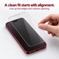 Black Shimmer Privacy Tempered Glass Screen Protector for iPhone