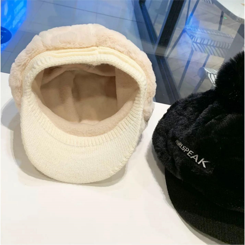 [Best Gift for Her] Women's Winter Fashion Warm Short Brim Hat