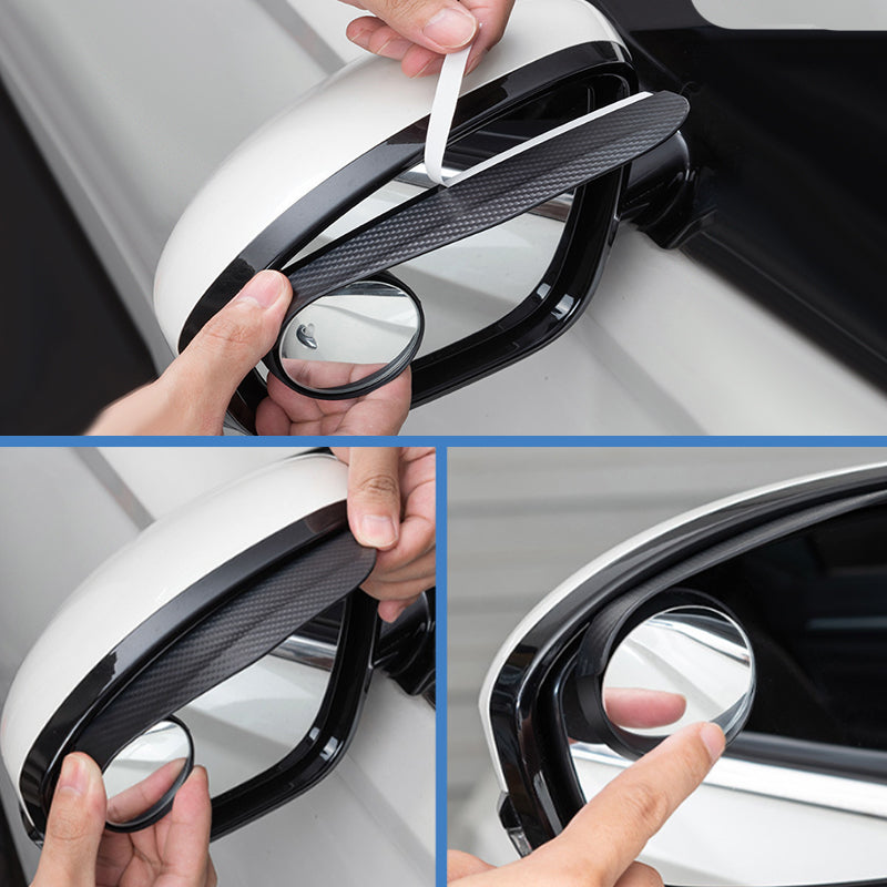 🥳2026 BESTSELLER🥾 Car Mirror Rain & Sun Shield – Flexible ABS, Anti-Glare – Easy Adhesive Install – Universal Fit – Protects Rearview Mirror! 🛡️💨