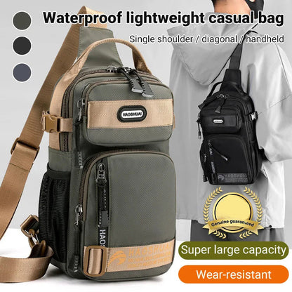 💼 50% OFF! 🔥 2025 Adjustable Oxford Cloth Casual Chest Bag – Stylish & Durable ✨