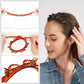 🌸 50% OFF! ✨ 2-in-1 Braided Hairband with Hair Clips – Non-Slip Toothed Headband with Multi-Clip Top Rail for Quick 30-Second Bangs Styling & Flyaway Control, Ultra-Flexible Break-Resistant Eco-Resin – for Women Girls Teens & Kids 🎀
