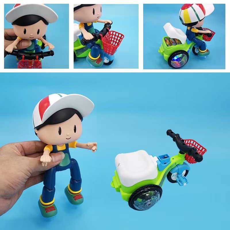 📢📢50% OFF & In Stock⏰Stunt Tricycle for Kids: Music, Lights, 360° Rotation
