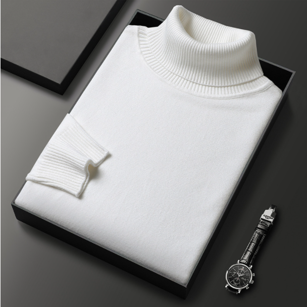 🧵 50% OFF NOW! ✨ Men's Premium Cashmere Sweater - Buttery Soft & Breathable, Versatile Style for Office or Casual Wear 🍂📦