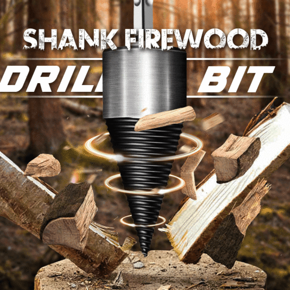 🔈2026 Seasonal Special ⏳50K+ SOLD! 🔧 Durable Firewood Drill Set – Quick Log Prep 🛠️⚡