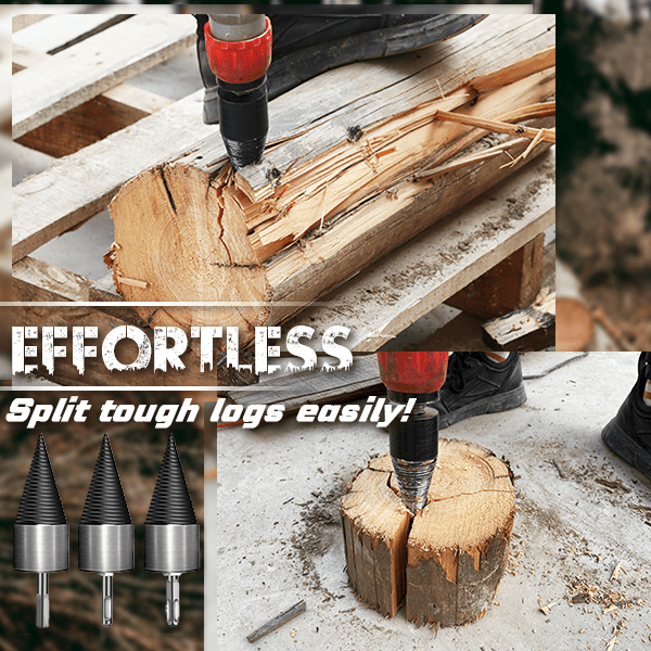 🔈2026 Seasonal Special ⏳50K+ SOLD! 🔧 Durable Firewood Drill Set – Quick Log Prep 🛠️⚡