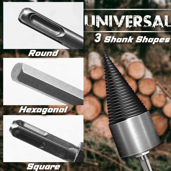 🔈2026 Seasonal Special ⏳50K+ SOLD! 🔧 Durable Firewood Drill Set – Quick Log Prep 🛠️⚡