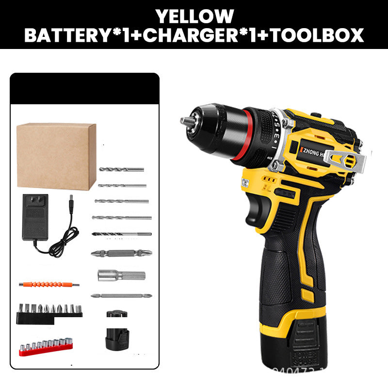 🧰Brushless Electric Cordless Drill with Battery ＆ Charger