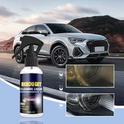 🧼 BUY 5 GET 5 FREE! 💡 Car Headlight Cleaning & Restoration Agent – Scratch Remover, UV Protection & Anti-Yellowing 🚗