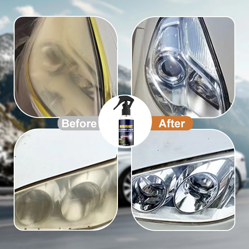 🧼 BUY 5 GET 5 FREE! 💡 Car Headlight Cleaning & Restoration Agent – Scratch Remover, UV Protection & Anti-Yellowing 🚗