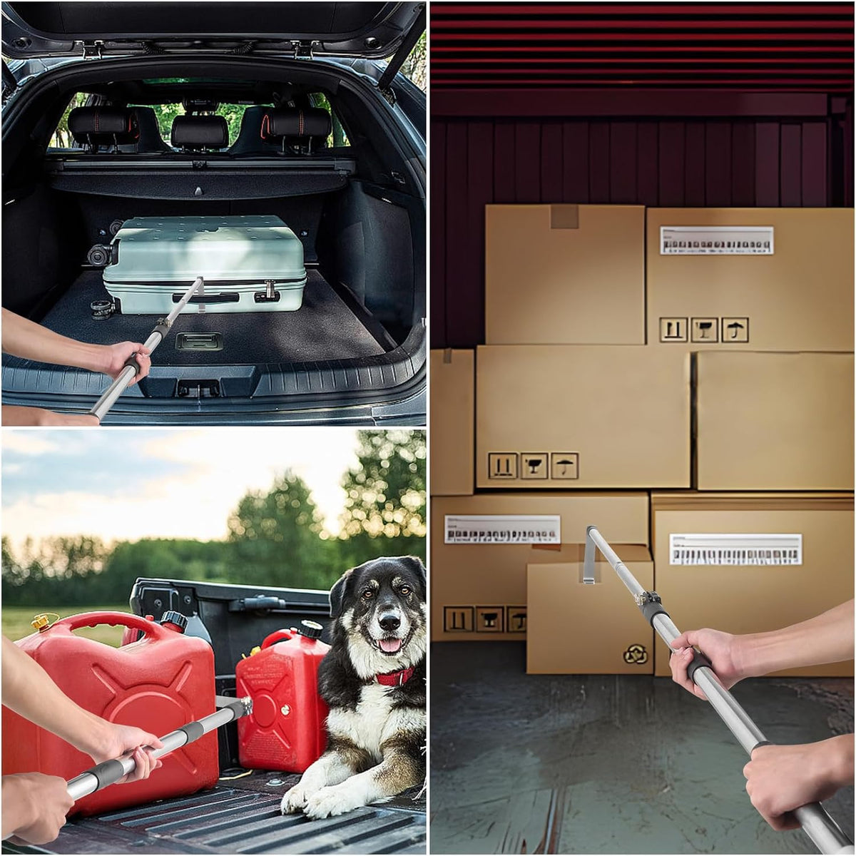 Truck Cargo Grabber, Telescoping Pickup Truck Bed Retriever Tool
