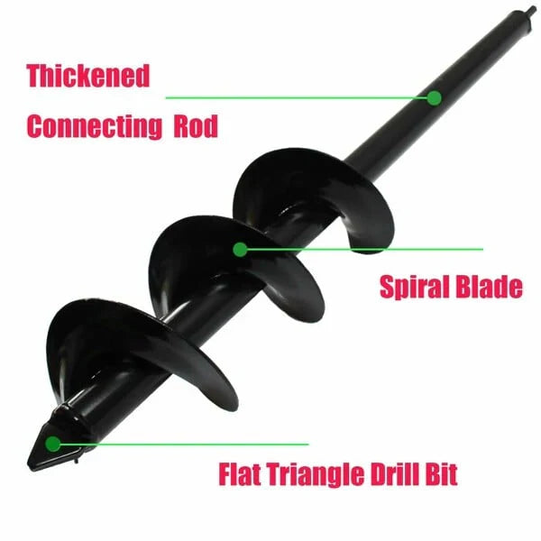 📢📢50% OFF !! ⏰Spiral Drill for Planting – Ready in 30 Seconds ⏱️🌿