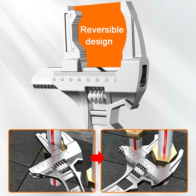 ⏳Limited time 53% off💥Reversible Sink Wrench With 6-68mm Jaw Opening