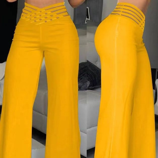 🔥 Limited-Time Sale – Up to 60% OFF🍃Women's Casual High-Waisted Wide-Leg Pants