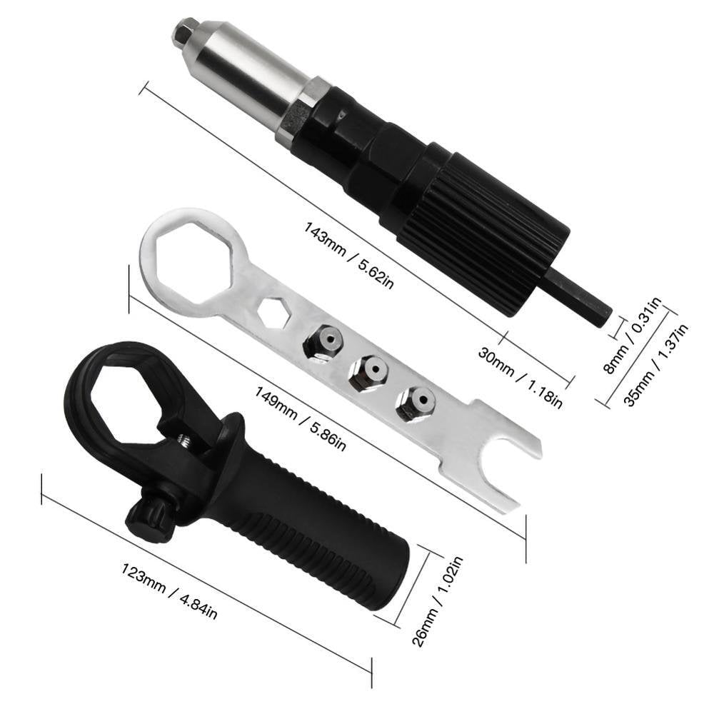 📢📢50 %  OFF !! ⏰Pneumatic Core-pulling Electric Drill Rivet Machine