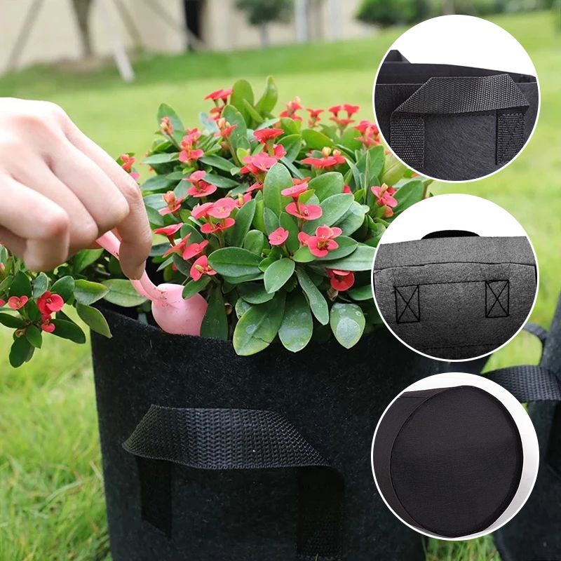 🔥50% OFF🔥Micro Aerated Geotextile Plant Grow Bag