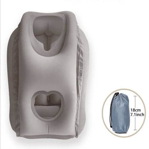 🔥50% OFF🌬️✈️😴 Portable, inflatable, ergonomic travel pillow: Enjoy a comfortable sleep anytime, anywhere 🧳💤