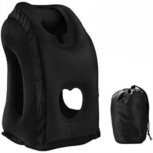 🔥50% OFF🌬️✈️😴 Portable, inflatable, ergonomic travel pillow: Enjoy a comfortable sleep anytime, anywhere 🧳💤
