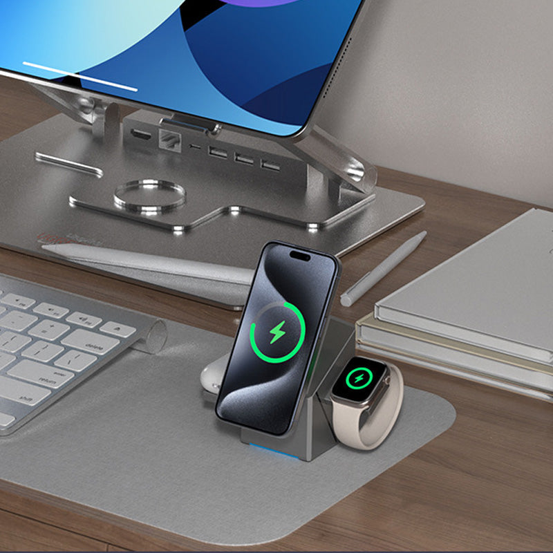 ⚡ 2026 HOT SALE ⚡ 3-in-1 Foldable Wireless Magnetic Charging Station