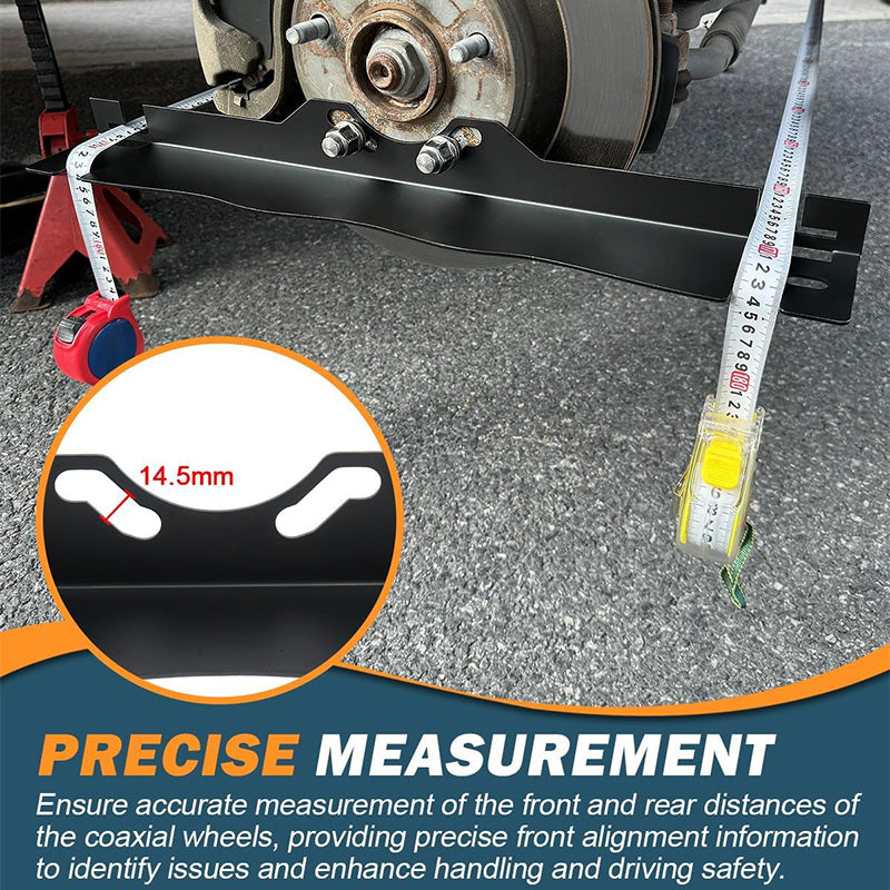 🔥Garage Essential: Anti-Slip Wheel Alignment Plate - Premium Stainless Steel