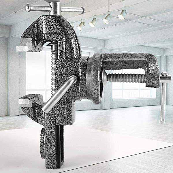 🔧Heavy-Duty Mini Universal Bench Vice – Compact, Clamp-On & Perfect for Workshops, Garages & DIY Projects 🔧✨