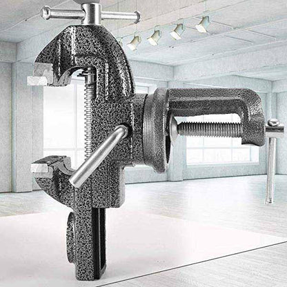 🔧Heavy-Duty Mini Universal Bench Vice – Compact, Clamp-On & Perfect for Workshops, Garages & DIY Projects 🔧✨