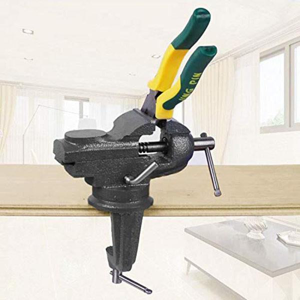 🔧Heavy-Duty Mini Universal Bench Vice – Compact, Clamp-On & Perfect for Workshops, Garages & DIY Projects 🔧✨