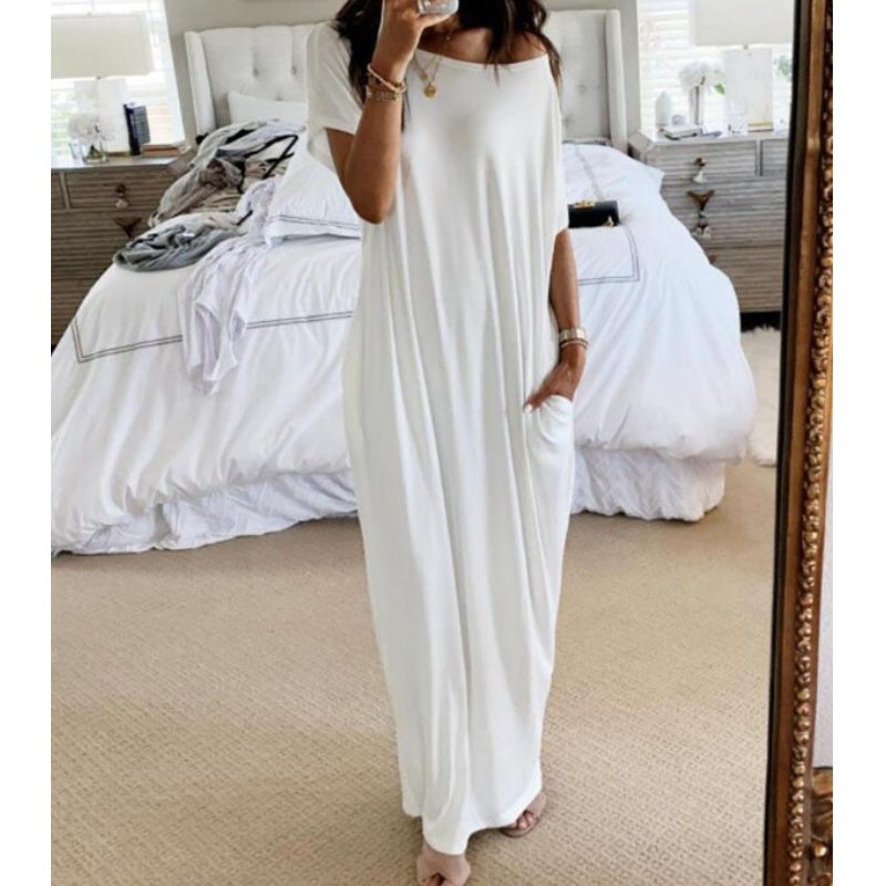 💐50% OFF ! Loose Fit Long Dress – Clean Style That Flatters Every Figure 👗👌【Exceptional Price】