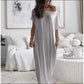💐50% OFF ! Loose Fit Long Dress – Clean Style That Flatters Every Figure 👗👌【Exceptional Price】