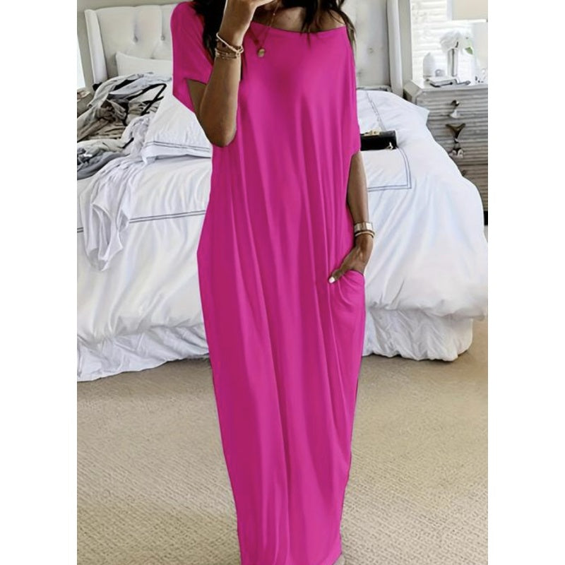 💐50% OFF ! Loose Fit Long Dress – Clean Style That Flatters Every Figure 👗👌【Exceptional Price】