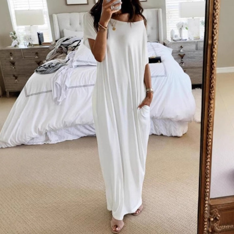 💐50% OFF ! Loose Fit Long Dress – Clean Style That Flatters Every Figure 👗👌【Exceptional Price】