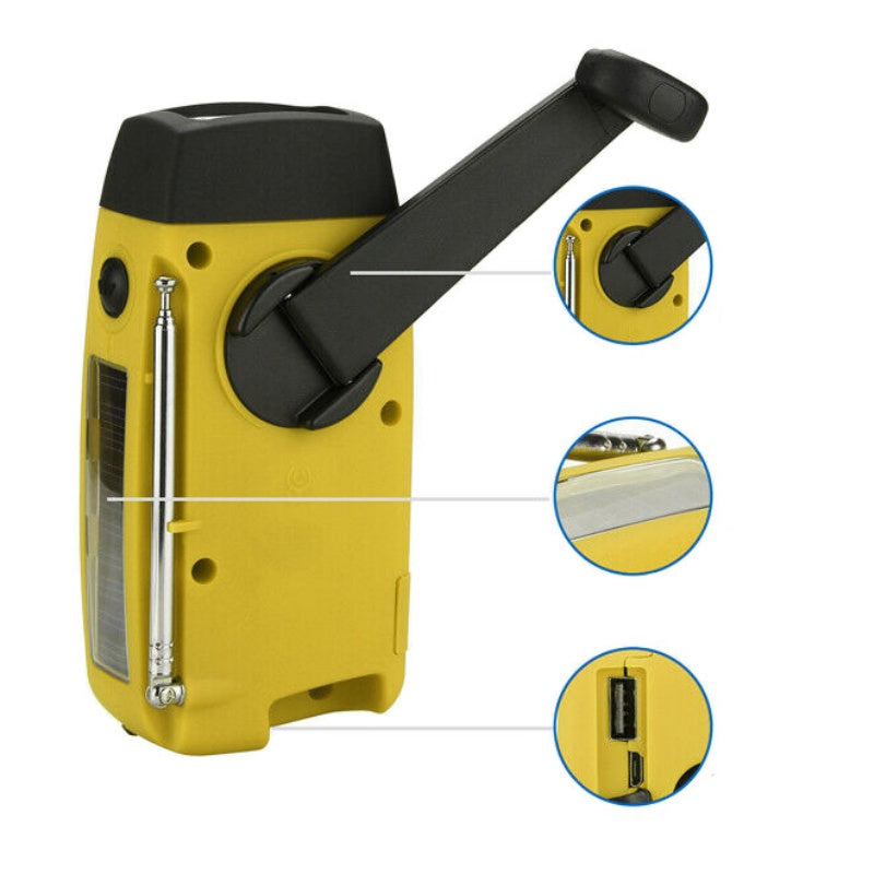 🔥2026 New Arrivals: 72% Off for Limited Time!🔥 Multifunctional Portable Solar Emergency Radio