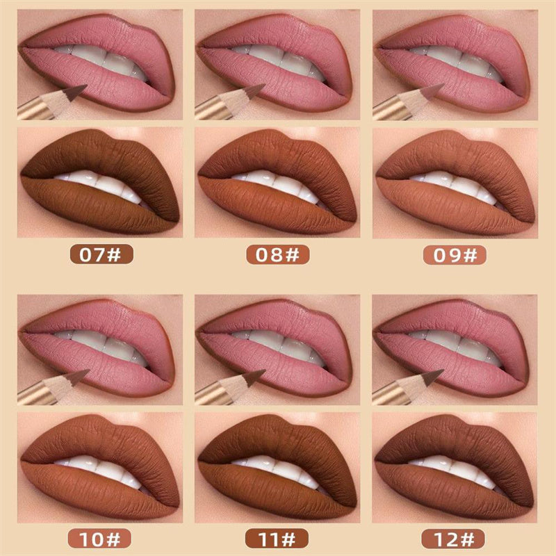 👄 BUY 2 GET 1 FREE! 💄 12-Color Smudge-Proof Lip Liner Pencil Set – Long-lasting, creamy & waterproof – perfect for everyday wear or pro makeup 🎨