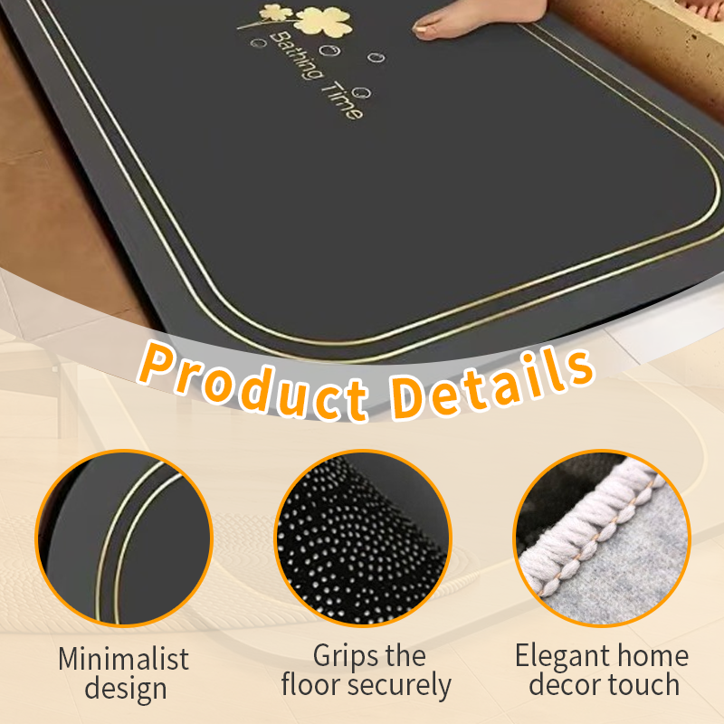 🛁 Save 50%! 🚿 Soft Non-Slip Bath Mat – Cushioned & quick-dry comfort ✨