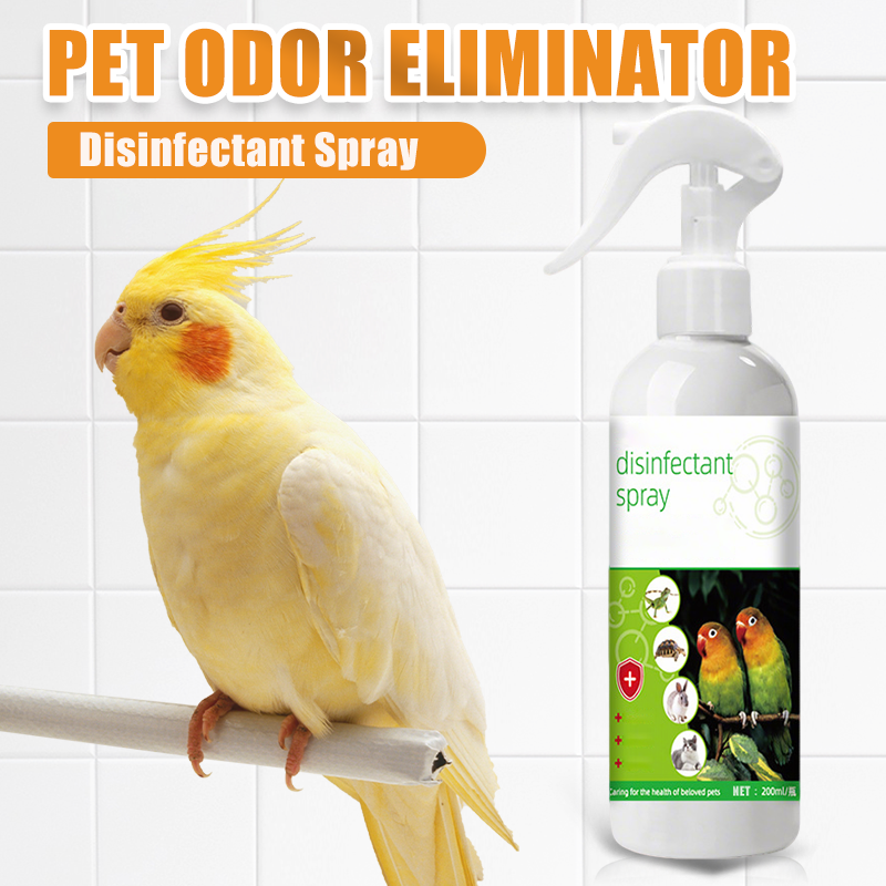 Parrot special disinfectant spray - bird cage deodorizing cleaner