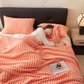 🍂Autumn Sale - 50% Off!🛏️Thickened Rabbit Plush&Milk Velvet Cover Blanket🫧Wrap up in Ultimate Comfort