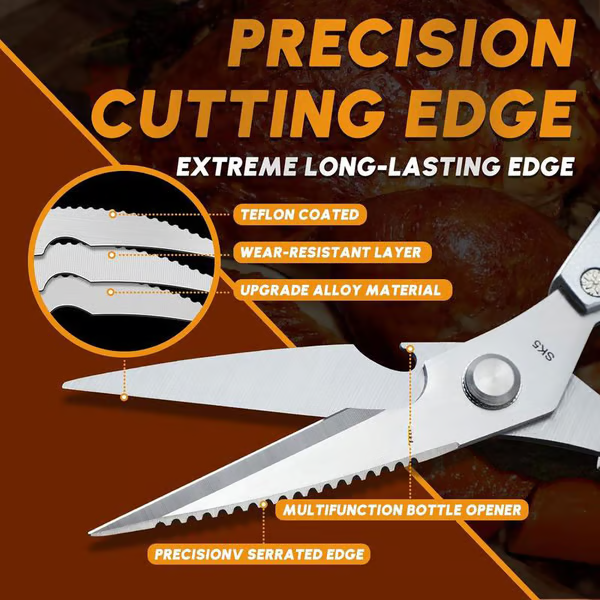 💥LAST DAY SALE 49% OFF-Kitchen Scissors All Purpose - Stainless Steel Kitchen Shears