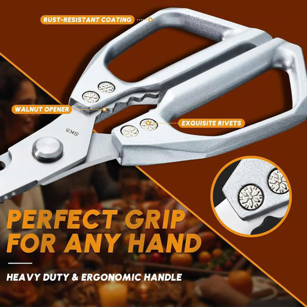 💥LAST DAY SALE 49% OFF-Kitchen Scissors All Purpose - Stainless Steel Kitchen Shears