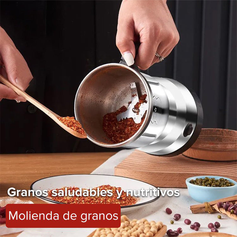 🌶️⚡ 50% Off! Multifunctional Electric Grinder—for spices, coffee, herbs, and nuts—stainless steel blades, one-touch grinding ✨
