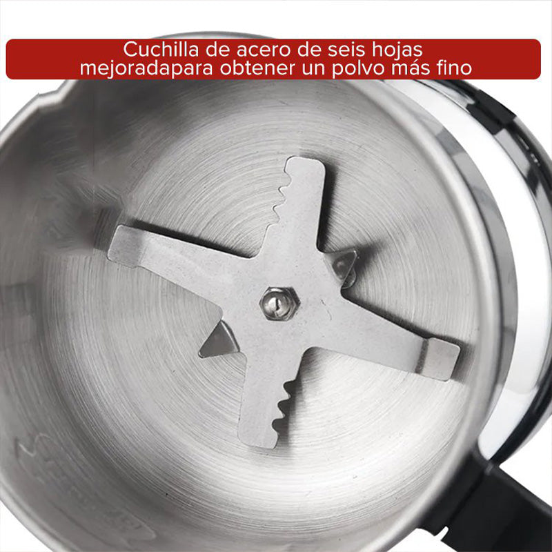 🌶️⚡ 50% Off! Multifunctional Electric Grinder—for spices, coffee, herbs, and nuts—stainless steel blades, one-touch grinding ✨