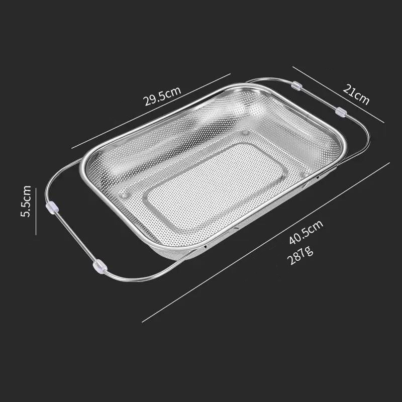 📢📢50% OFF !!!⏰Stainless Steel Telescopic Drainer Basket