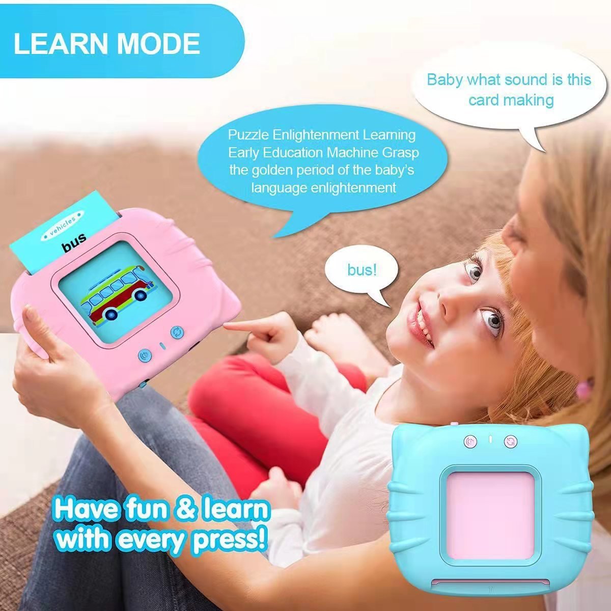 🎁Best Gift For Children 50%OFF🎁Talking Flash Cards Educational Toys