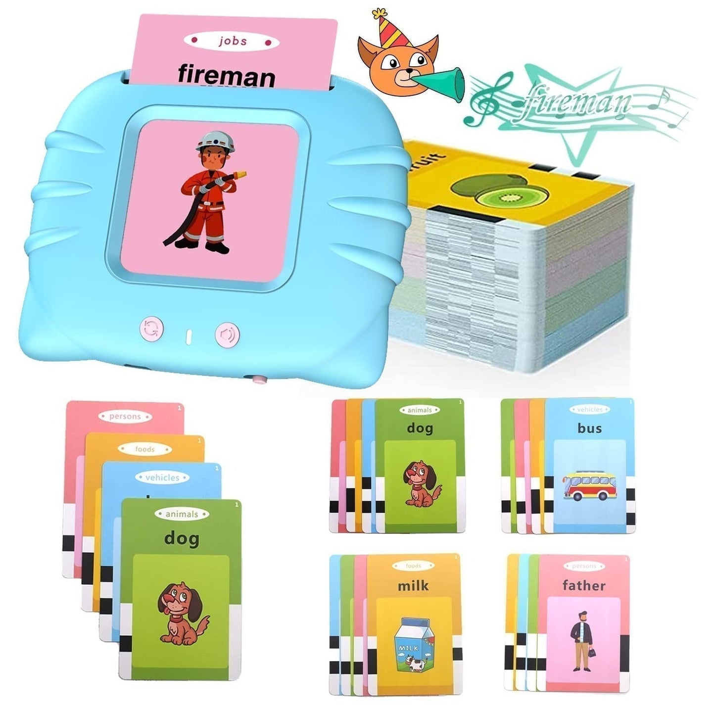 🎁Best Gift For Children 50%OFF🎁Talking Flash Cards Educational Toys