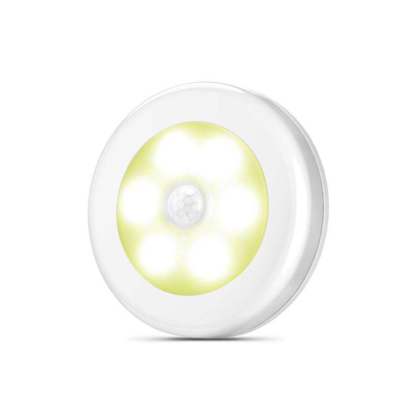 🌙 Compact Motion Sensor Night Light – Automatic Warm LED Light for Hallways, Stairs & Closets