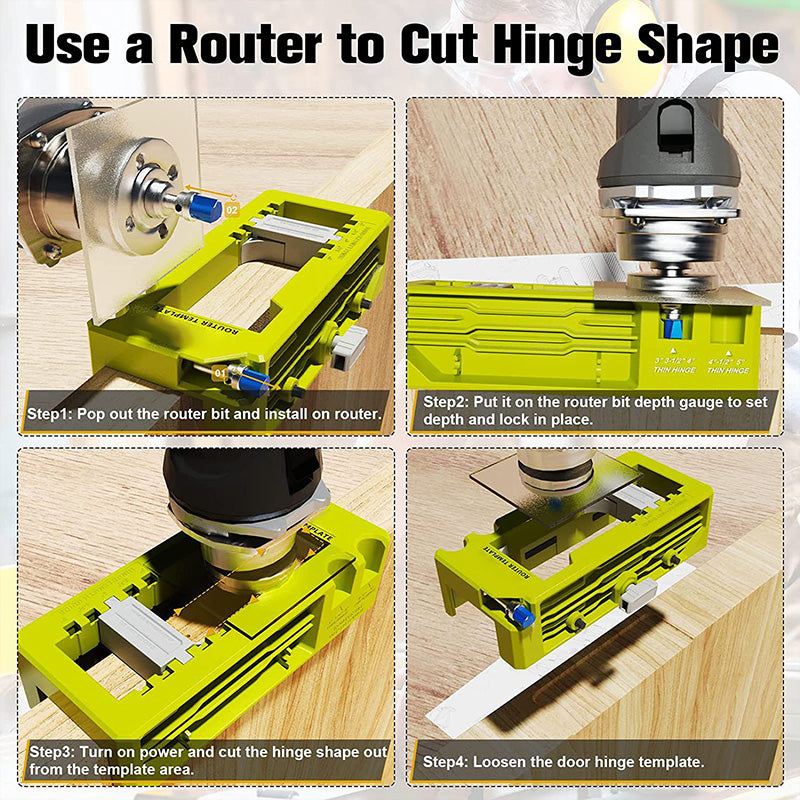 🔥50% OFF!🛠️Hinge Door Lock Hole Positioner Kit Set