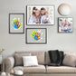 ⏳Limited-time 60% off⏰Family handprint set🎨 DIY Family Memorial Gift Kit, Acrylic Board,🖐️Colorful Paints, Holds Up to 4 Handprints